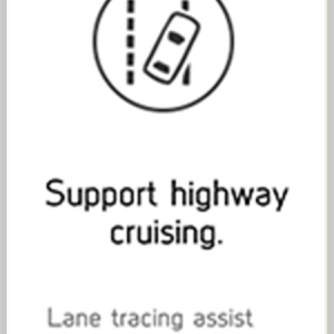 Lane tracing assist