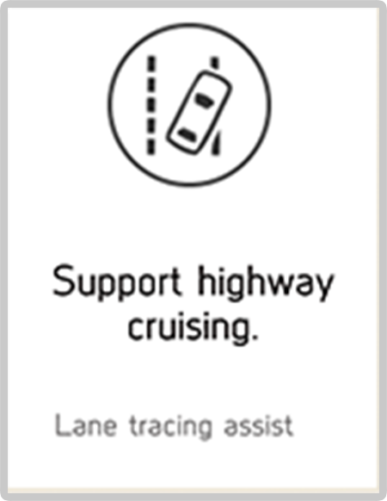 Lane tracing assist